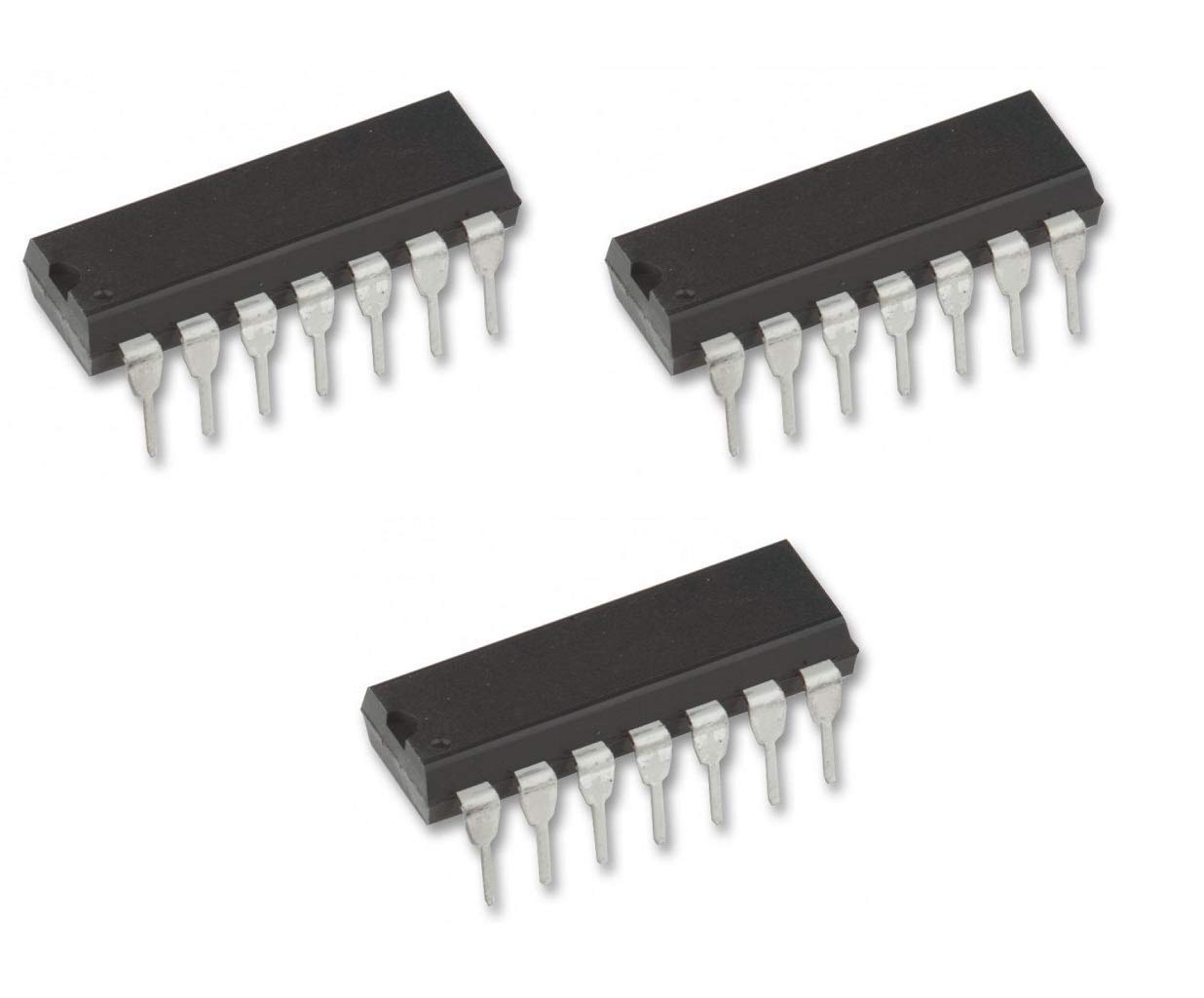 7404 NOT Logic Gate IC - Pack of 3