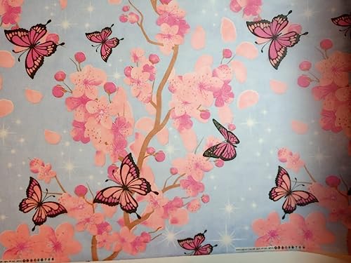 Tnt Estampado Jardim Encantado Borboleta 2,00m X 1,40m.