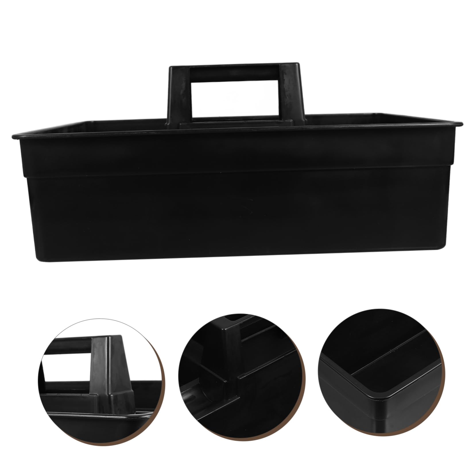 Mobestech Carrito De Limpieza Grande De Plástico Con Asa, Organizador Portátil Para Productos De Limpieza, Cesta Multiusos Para Hotel y Almacenamiento Industrial