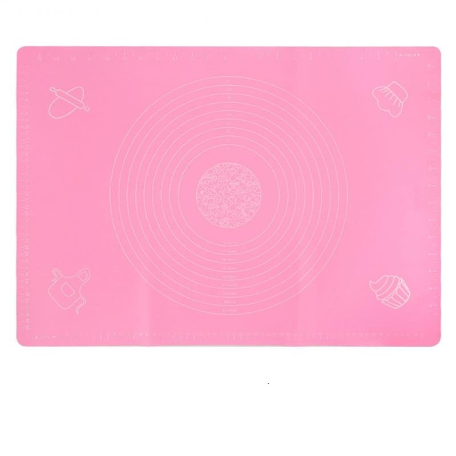 Backteigmatte Große Antihaft-Rollbackmatten for die Küche, Teigknetmatte, Backmatte, Blattzubehör, Teigknetmatte, Teigpads, Werkzeuge FüR Fondant Pizza(02,50x70)