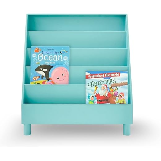 Zizi Kids Mini Library Bookshelf - Multi-Colour