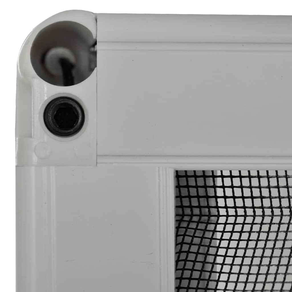 Moustiquaire Enroulable Alu pour Fenêtre de Toit, Store pour Fenêtre de Toit Plissée Aluminium 60x80 cm
