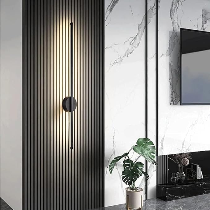 Image of FILLISKA Led Wall Highlighter Light, 3-in-1 Colour Changing, Luxurious Wall Decor (18 Watt Sleek Black-098)