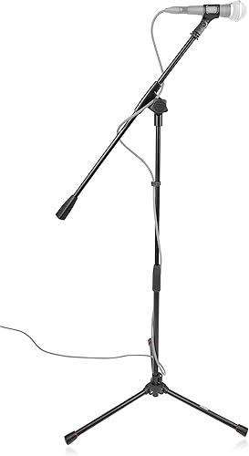 Miniatura 3 de Gator Frameworks Soporte de micrófono trípode ligero con pluma de una sola sección (GFW-MIC-1500)