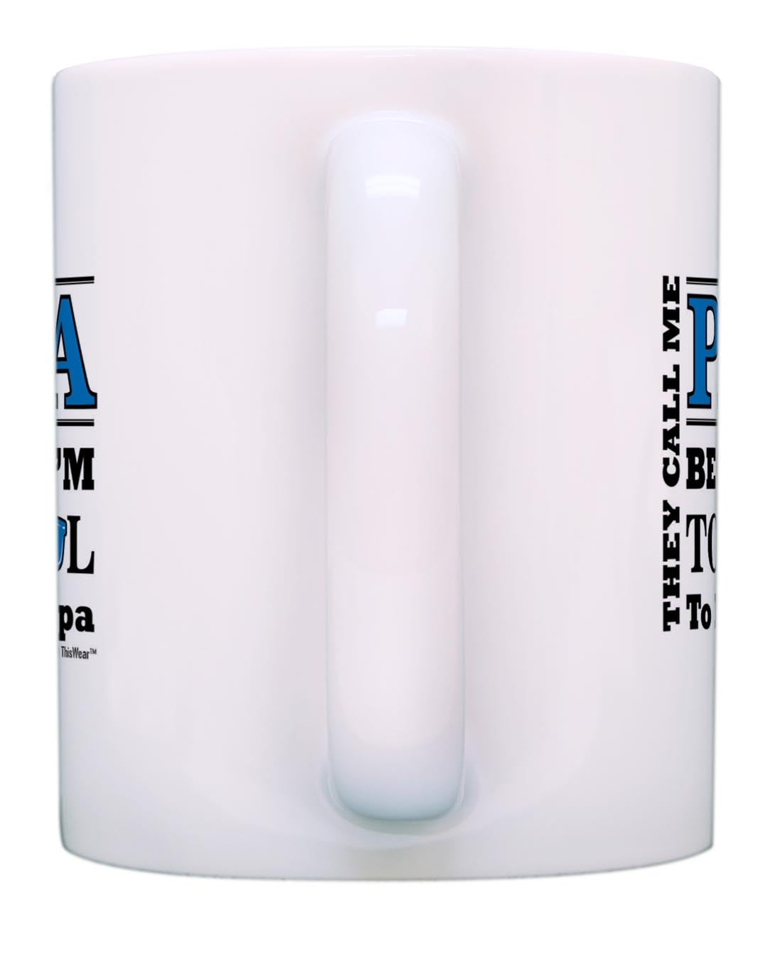 ThisWear Father's Day Gift for Papa Too Cool to Be a Grandpa Sunglasses Gift 11oz Ceramic Coffee Mug