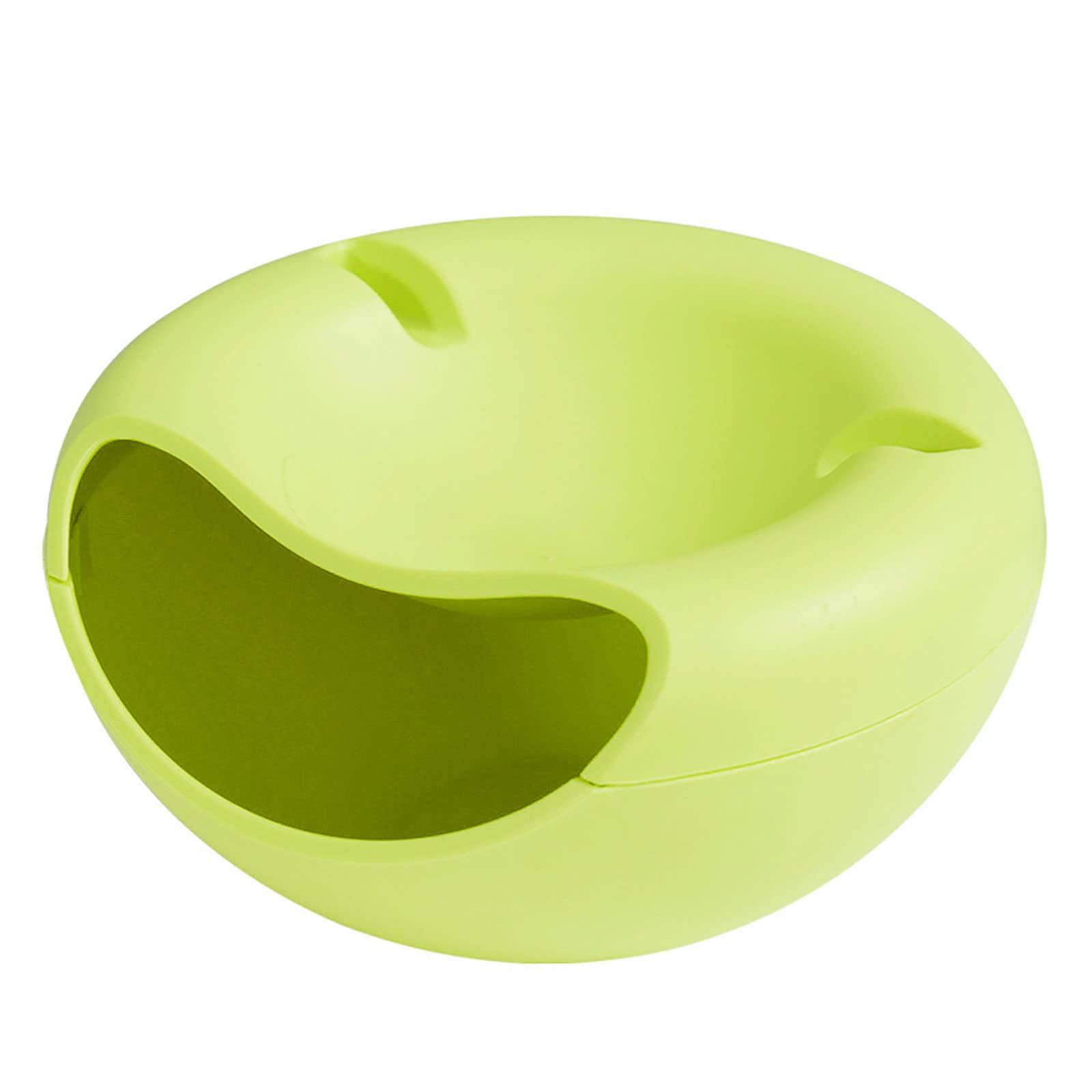 CHIKANSTORECHIKANSTORE Creative Shape Bowl Perfect for and Dry Storage Box，Creative Tray,for Leisure, Watching TV on Bed, Sofa (Green)