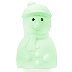 Lumipets Junior Snowman Night Light, Soft Silicone Material, 8 Soothing Colors, Cordless, Easy Control, Portable