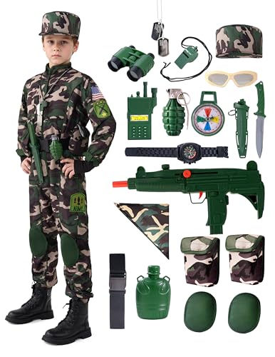 Spooktacular Creations Camo Trooper Costume Outfit for kids, Halloween Dress Up, Role-Playing, and Carnival Cosplay (Small (5 – 7 yrs)) Spooktacular Creations Camo Trooper Costume Outfit for kids, Halloween Dress Up, Role-Playing, and Carnival Cosplay (Small (5 – 7 yrs))