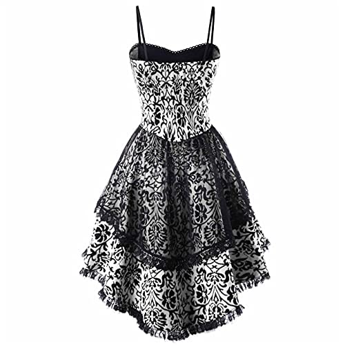 Robe rétro ajustée évasée idéale pour cosplay et tenue de cour