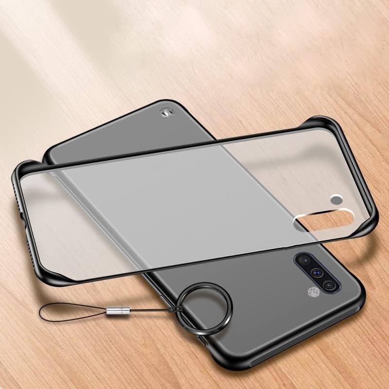 REALCASE Samsung Note 10 Back Cover | Ultra Thin Frameless TPU| Shockproof Bumper Back Cover Case for Samsung Galaxy Note 10 (F-Black)