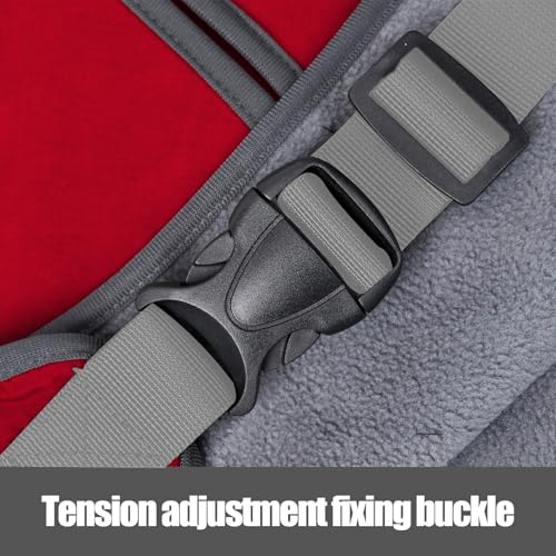 HEYWEAN Hundejacke Wasserdichter Hundemantel Reflektierende Jacke für kaltes Wetter mit weichem Fleecefutter Warmer Mantel für Hund Indoor & Outdoor Camping Wandern