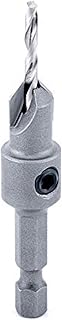 Amana Tool Carbide Tipped 82 Degree Countersink Drill Bit, 55264, 3/8 D x 49 Deg x 1/4 Quick Release Hex Shank for Wood Screw 8