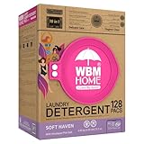 WBM Home Laundry Pods, Total 128 Count | Specially Designed for Undergarments With Soft Heaven Fragrance | Laundry Detergent Pods Formulated With Plant-Based Formula and Gentle Stain Remover