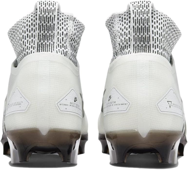 Image of Nike Alpha Menace Elite 3 White /Particle Grey /Opti Yellow /Black Mens Football Cleat.