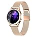 Ladies Outdoor LW10 Bluetooth Oxygène Sanguin De Pression Artérielle Fréquence Cardiaque Podomètre Surveillance Intelligente Montre Étanche Fitness Multi-Sport Montre,D