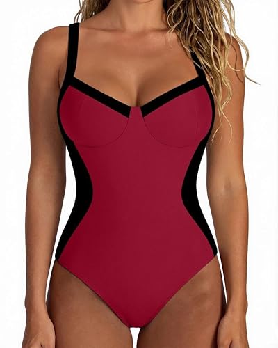 Joligiao Costume Intero Donna Contenitivo Slim Fit Costumi da Bagno