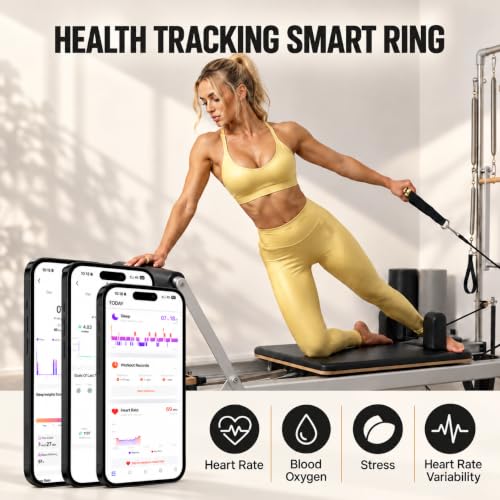 Image of Smart Ring for Women & Men, Fitness Tracker Ring, Sleep Tracking, Gold 6
