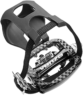 Venzo Fitness Exercise Indoor Bike Compatible with Shimano SPD Pedals with Toe Clips & Cleats