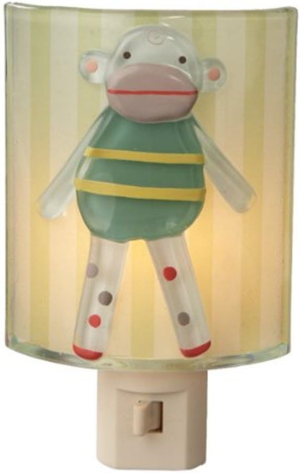 Midwest CBK Fused Glass Monkey Night Light
