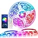 WiFi Tira LED Alexa, Etersky Luces LED Habitacion 5M, Tiras LED RGB Interior Compatible con Alexa y Google Home, Wifi Tira LED Musica, Control Remoto, para Fiesta Hogar Decoración 【Solo 2.4G WiFi】