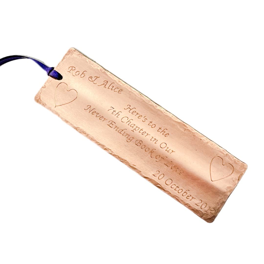 Buy Copper Bookmark 7Th Or 22Nd Wedding Anniversary Gift For Her For Him  Husband Gift For Wife Online At Desertcartantigua And Barbuda