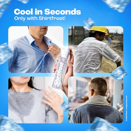 Image of Instant Fabric Cooler Spray (50ml) - Icy Aura (Fresh & Citrus) for Men | Quick Cooling Effect for Clothes | Refreshes Fabric Instantly| Travel & Sports Cooling Spray | Fresh & Energising |