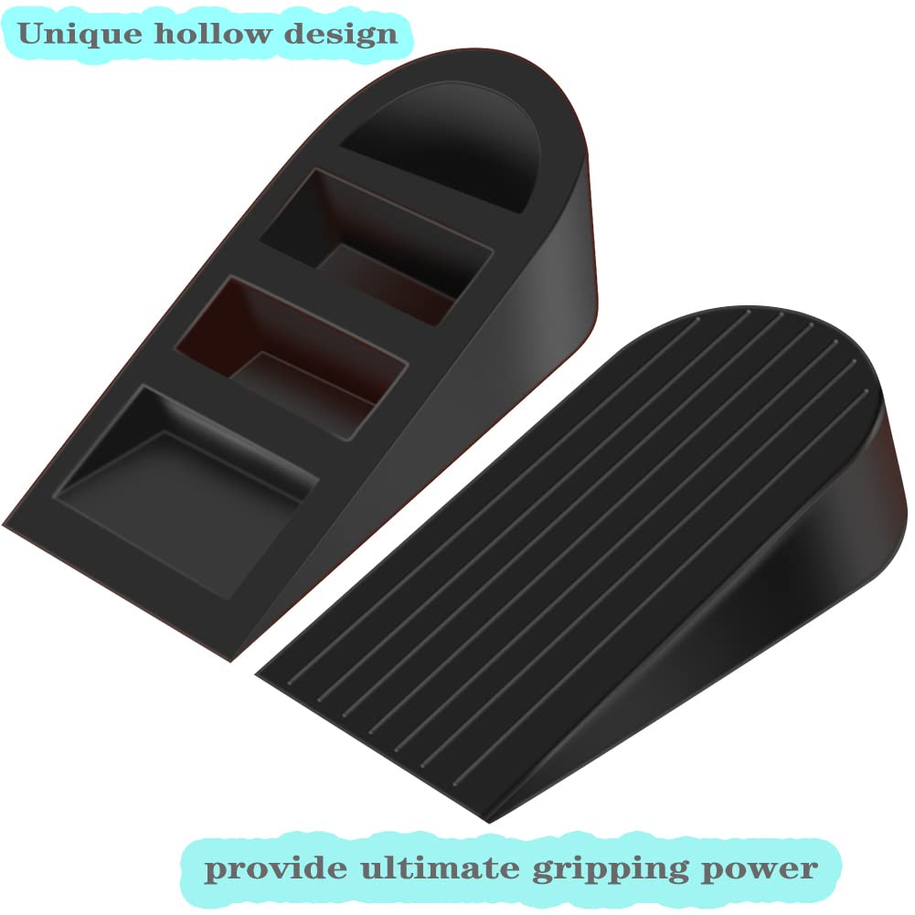 WREESH Butée De Porte Heavy Duty Wedge Butée De Porte Antidérapante En
