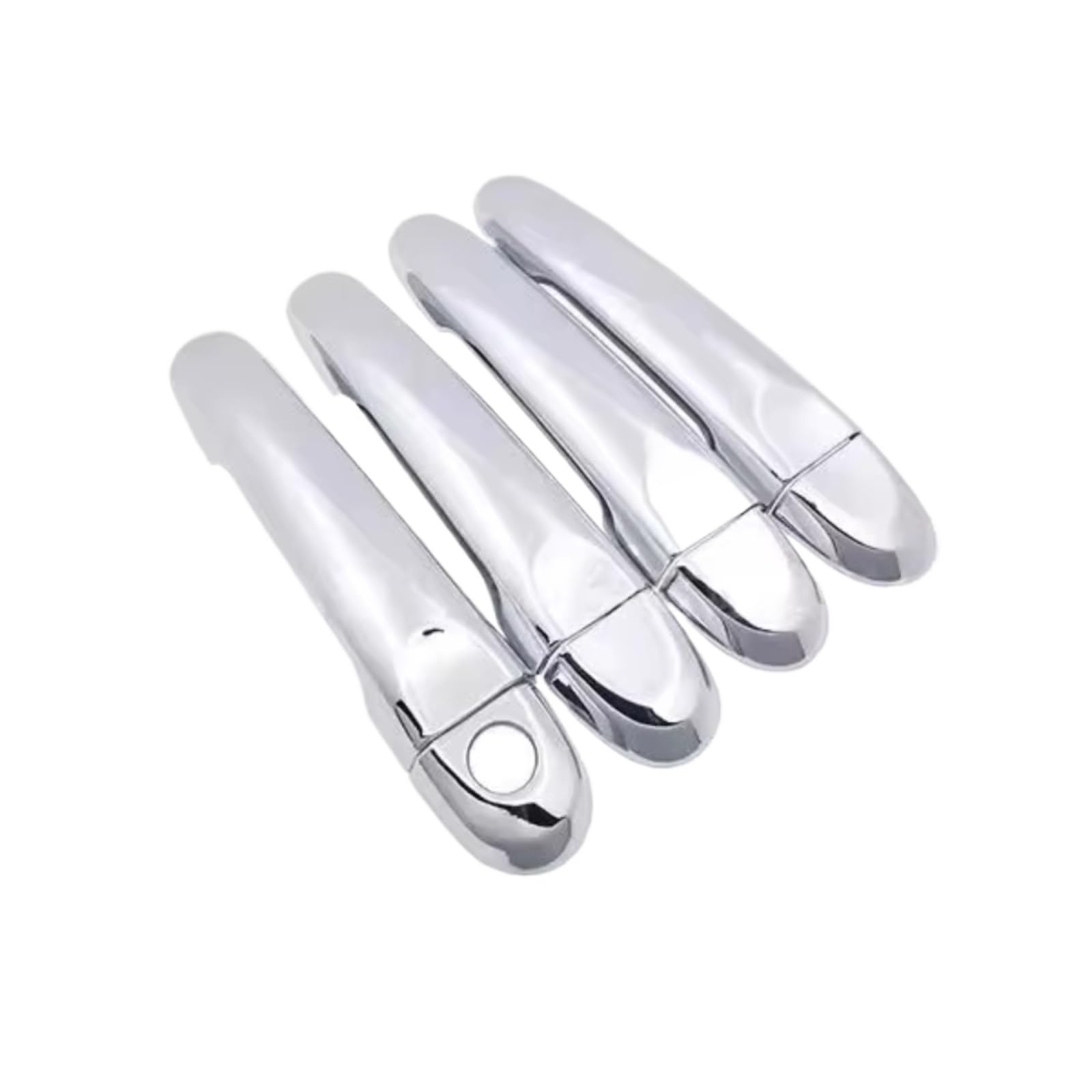 Rcuihgfb Silver Door Handle Shell Compatible With Nissan For March For Micra K13 2010-2015 Car Exterior Door Handle Cover Outer Trim Protector Set(Silver)