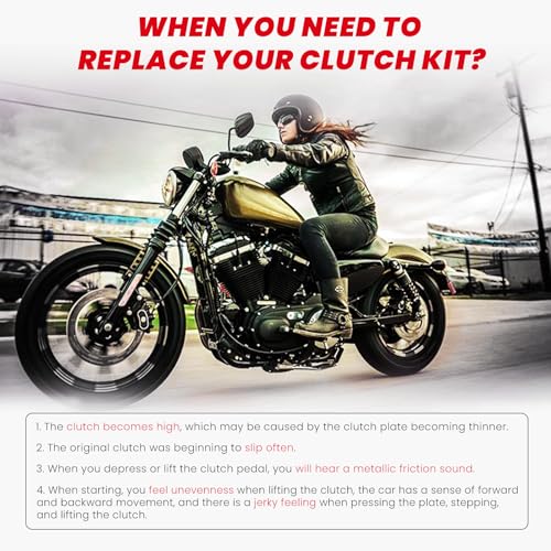 Image of Twin Cam Extra Plate Friction Steel Clutch Kit compatible with Harley Softail Touring Dyna Trike Twin Cam models 98-17, Evolution 1340 models 1998-1999 Replace of P /N 37980-10, 307-30-10013