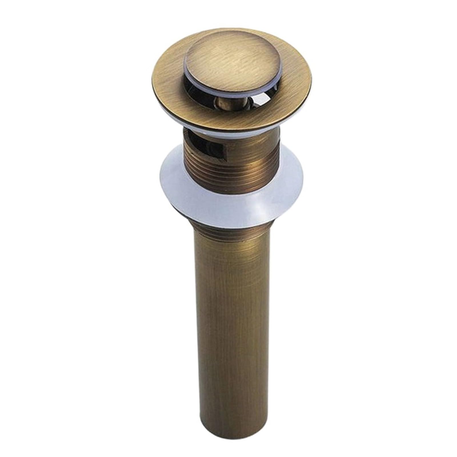 1pcs Small Round Cap Pop UP Bathroom Sink Drain With Overflow azh223(Antique Color)
