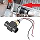 ZDETGU Kühlerlüftertemperatur-Sensor Thermostat-Wassertemperaturschalter für Motorrad-ATV-Kühlmittellüfterschalter für 125-650 Ml -Country-Motorräder (Black)