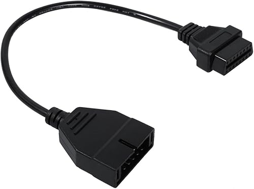 Miniatura 3 de Adaptador de diagnóstico OBD2 de 12 pines a 16 pines para herramientas de reparación automática de vehículos, adaptador de herramienta de