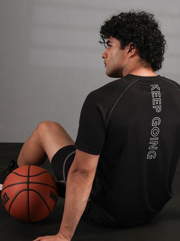 Image of CHKOKKO Gym T Shirts for Men Workout Activewear Solid Quick Dry Sports Tshirt for man Breathable Lightweight Half Sleeve Regular Fit Round Neck Running Boys T Shirt