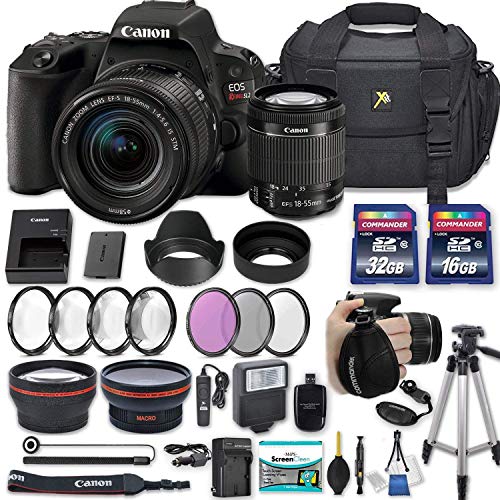 Canon EOS Rebel SL2 DSLR Camera with EF-S 18-55mm f/4-5.6 is STM Lens