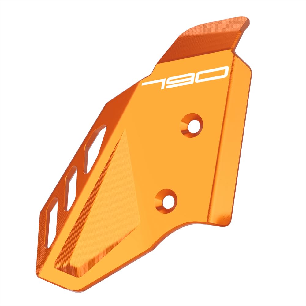 Modeer Copertura moto del cilindro freno posteriore compatibile con 790 Adventure/R 2019 2020 2021 2022 2023 2024 2025 Accessori CNC (arancione)