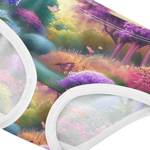 Vibrant Colorful Forest Girls Underwear Toddler 2t Cotton Girl Panties Cute Fun Undies Kids Briefs4