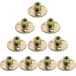 Pamtns 10 Stück Flanschmutter T Mutter M10