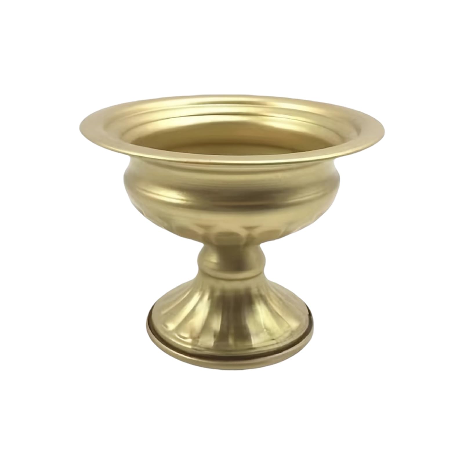 European Metal Flower Vase Small Pedestals Urn Vase for Home Decors with Rusts Proof Coating and Wide Opening European Iron