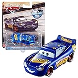 Zur Auswahl je nach Verfügbarkeit stehen: Lightning McQueen, Chip Gearings, Cal Weathers, Jackson Storm, Parker Brakeston oder Ponchy Wipeout