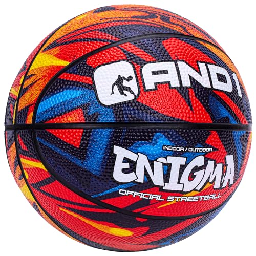 Image of AND1 Mini Basketball Pack Set for Kids (Deflated w /Pump Included): - 7-Inch Premium Youth Size Basketballs, Easy to Grip