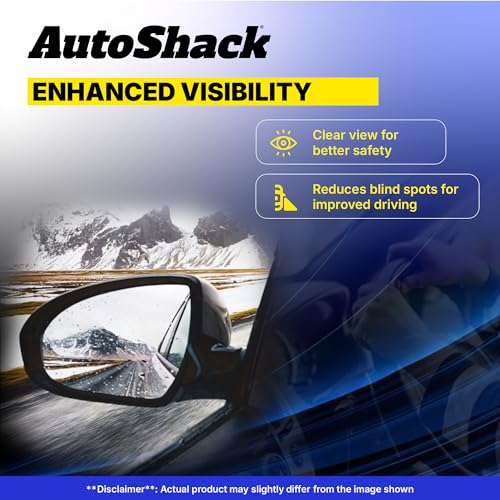 AutoShack Side View Mirror Power Heated Chrome | Replacement for 2007-2014 Chevrolet Suburban 1500 2007-2013 Chevrolet Suburban 2500 | Passenger Side | 1-PC