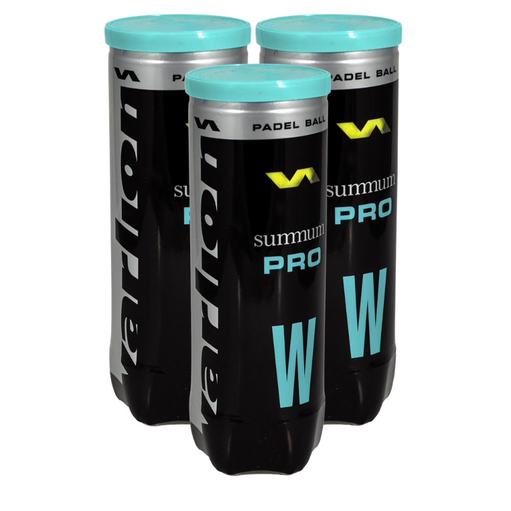 Varlion Summum Pro W Padel Balls, 3 Cans, 9 Balls