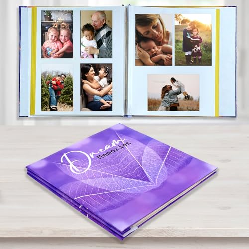 Image of Sehaz Artworks Auto Stick Album for Photos | Album for Photos Collection | Self Adhesive Photo Album Book for Photos Collection