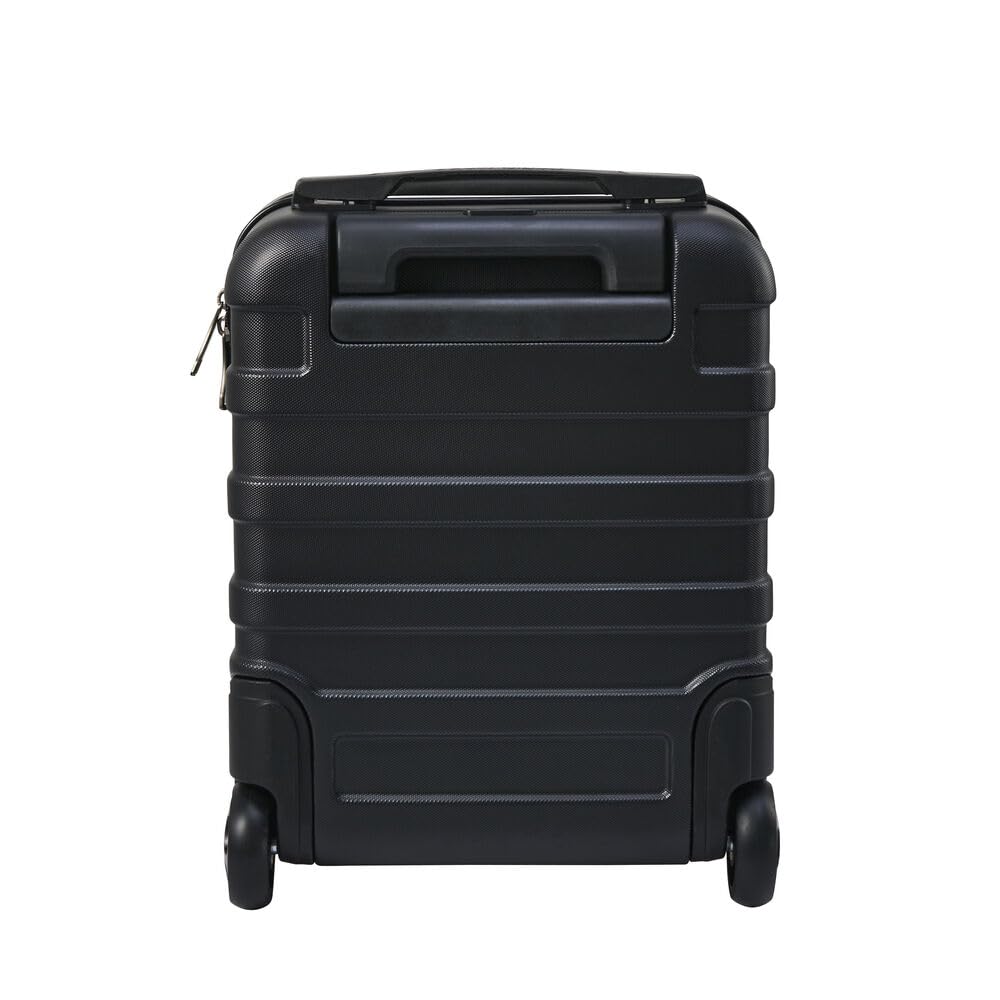 Cabin Max Anode 40 x 30 x 20 cm Hardscalen - Maleta con Ruedas para bajo Asiento, 24 L, Wizz Air, Eurowings (Black, 40 x 30 x 20 cm, Ampliable a 40 x 20 x 25 cm) — view 4