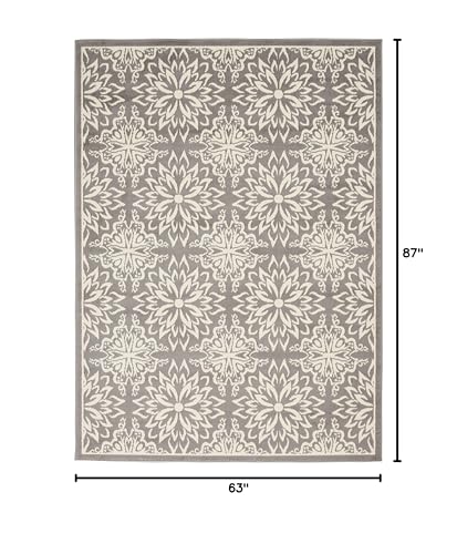 Tapete decorativo Nourison 5'3" x 7'3" rectangular miniatura 2