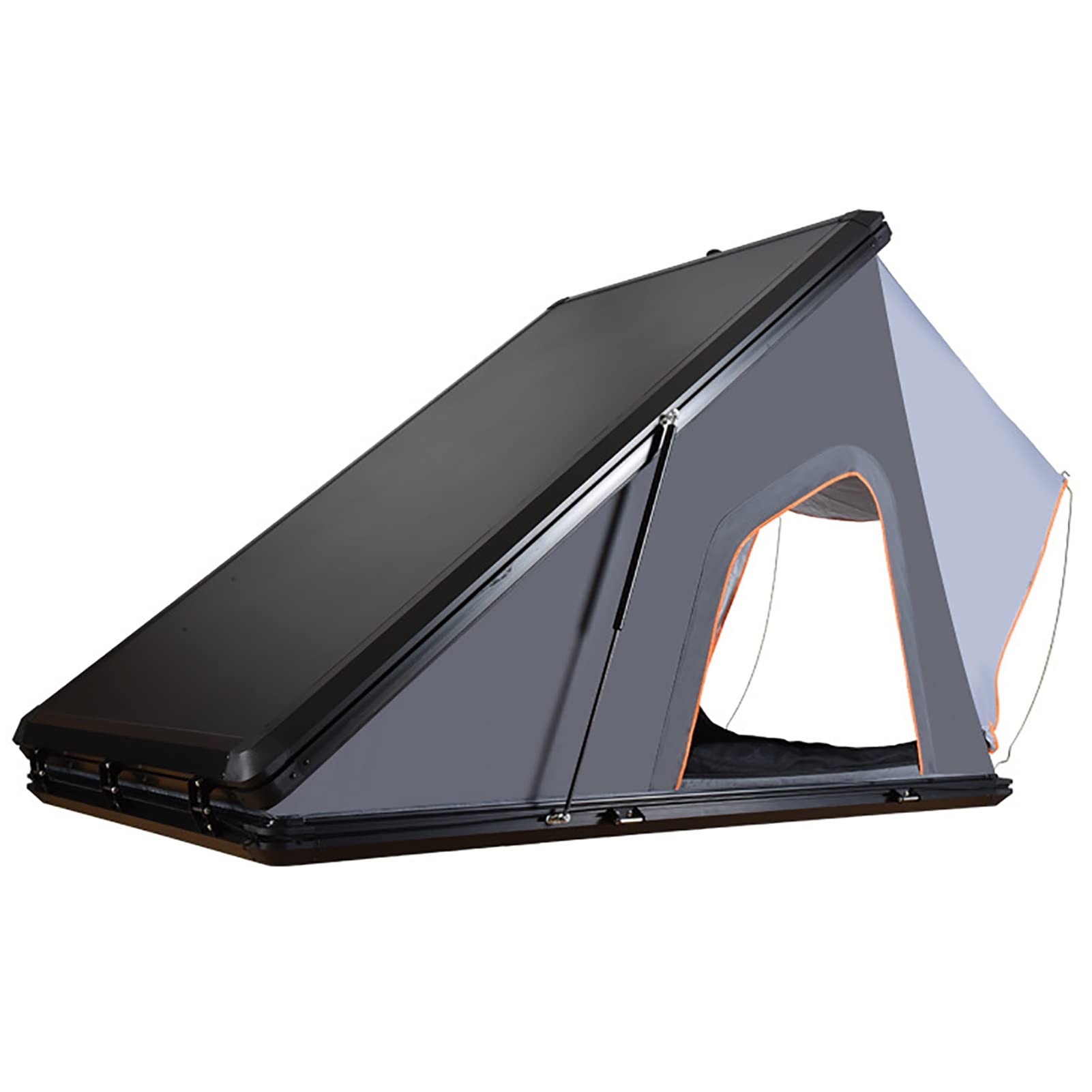 Hard Shell Roof Tent Roof Tent Truck SUV Camping Rooftop Tent with Ladder and Solar Emergency Light, Roof Tent for 3-4 People for Overland SUV, Truck, Vans (Color : Style2)