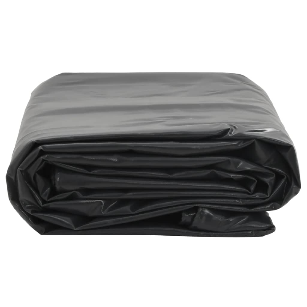 Mangloder - Telone di copertura nero, 5 x 5 m, 650 g/m², impermeabile, antistrappo, resistente ai raggi UV, con occhielli, rinforzato, per giardino, campeggio, auto, barca, rimorchio, cantiere