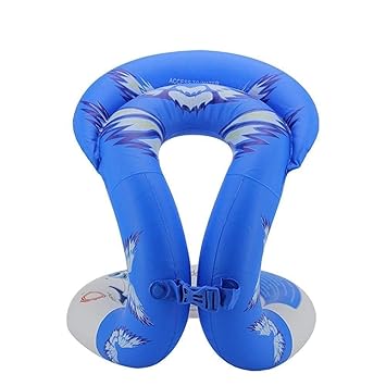 Swimming Neck Float Ring Double-Balloon Life sefty Vest for Inflatable Swimming Circle Neck Collar Floating Tyub Children, Kids Adults Neck Collar Water arm Ring Multicolor.