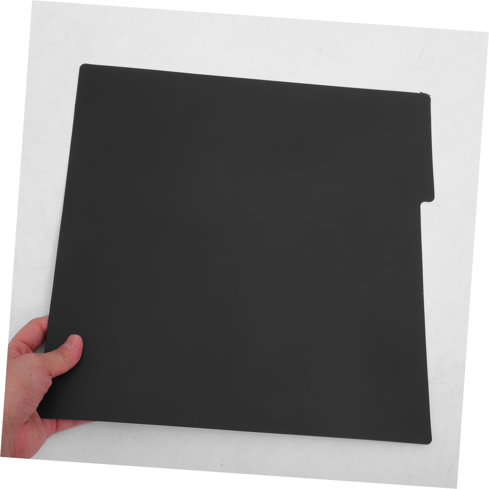 NUOBESTY Separatore di Dischi in Vinile 10 Pezzi in Plastica Nero con Tab | Classificazione e Ricerca Rapida, Divisori Vuoti 12, 9x12, 5 Pollici, per Libreria e Sala Audio