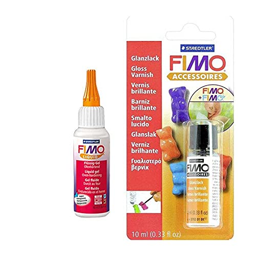 FIMO Soft Liquid 50 ml + vernice lucida 10 ml